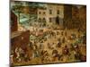 Children?S Games, 1560-Pieter Bruegel the Elder-Mounted Giclee Print