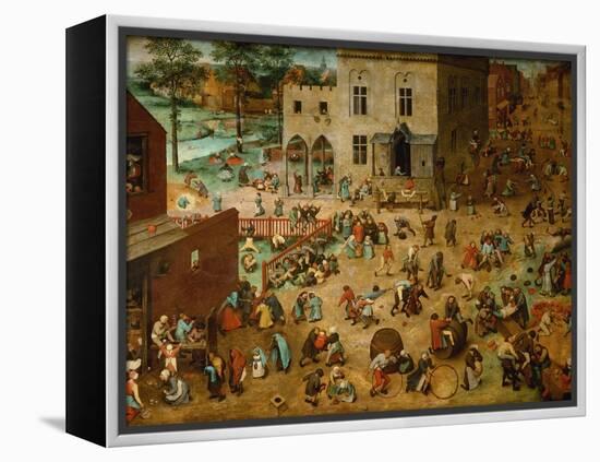 Children?S Games, 1560-Pieter Bruegel the Elder-Framed Premier Image Canvas