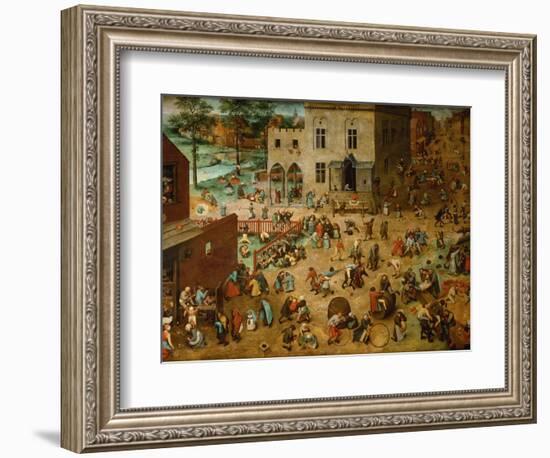 Children?S Games, 1560-Pieter Bruegel the Elder-Framed Giclee Print