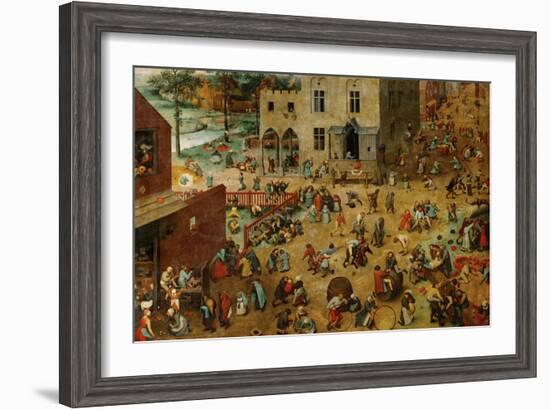 Children's Games, 1560-Pieter Bruegel the Elder-Framed Giclee Print