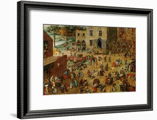 Children's Games, 1560-Pieter Bruegel the Elder-Framed Giclee Print