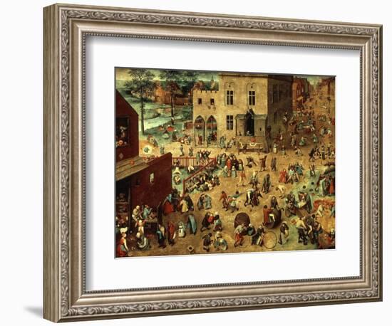 Children's Games, 1560-Pieter Bruegel the Elder-Framed Giclee Print