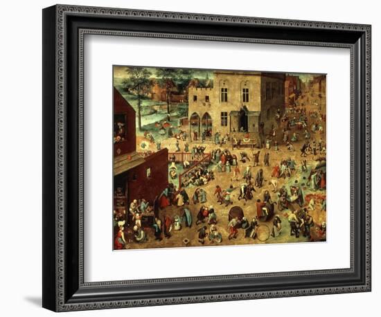 Children's Games, 1560-Pieter Bruegel the Elder-Framed Giclee Print