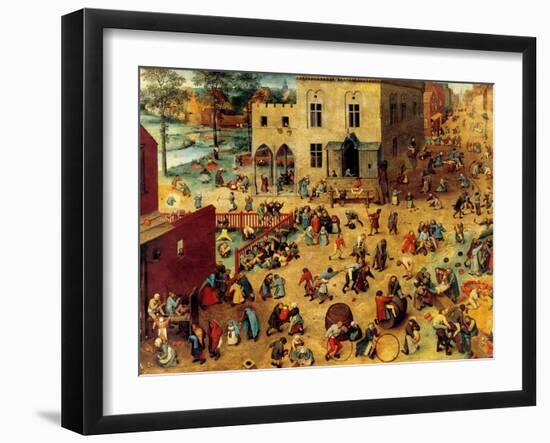 Children's Games Complete-Pieter Breughel the Elder-Framed Art Print