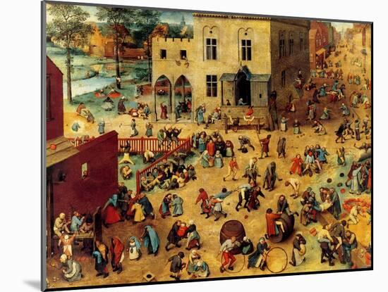 Children's Games Complete-Pieter Breughel the Elder-Mounted Art Print