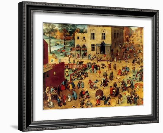 Children's Games Complete-Pieter Breughel the Elder-Framed Art Print