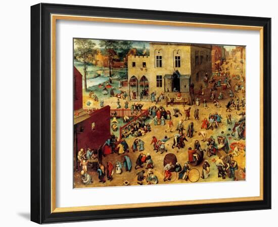 Children's Games Complete-Pieter Breughel the Elder-Framed Art Print