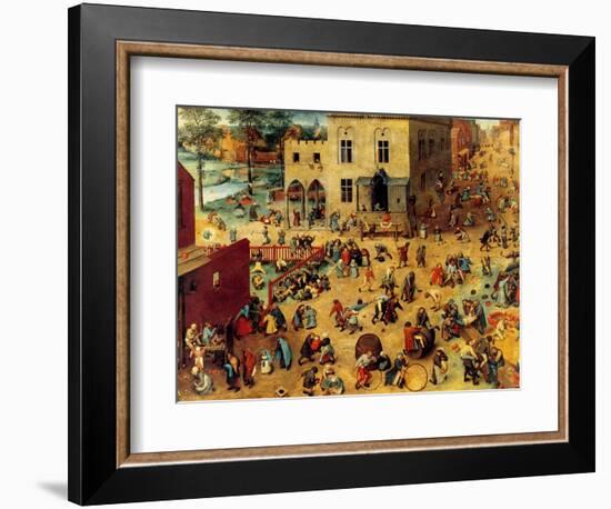 Children's Games Complete-Pieter Breughel the Elder-Framed Art Print