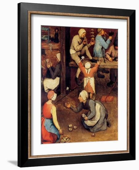 Children's Games (Detail)-Pieter Breughel the Elder-Framed Art Print