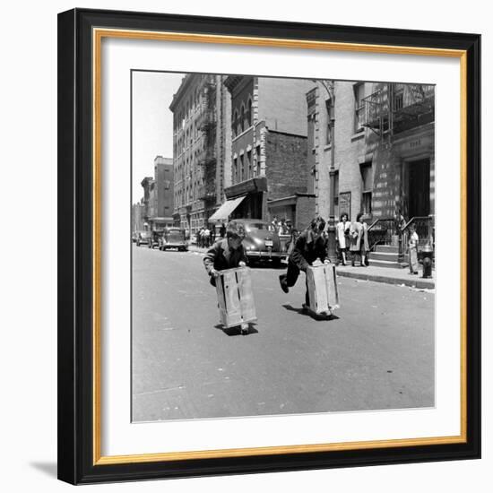 Children's Games-Ralph Morse-Framed Photographic Print