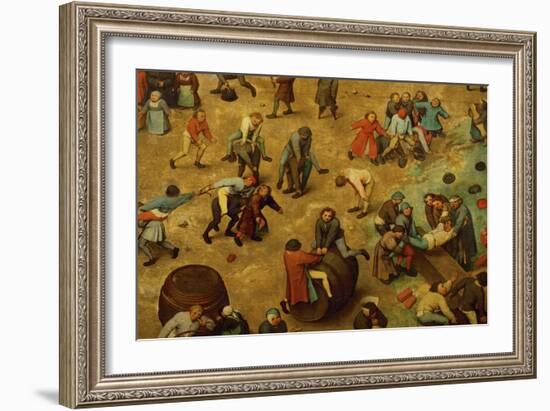 Children's Games-Pieter Bruegel the Elder-Framed Giclee Print