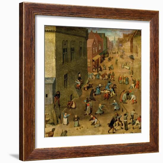 Children's Games-Pieter Bruegel the Elder-Framed Giclee Print