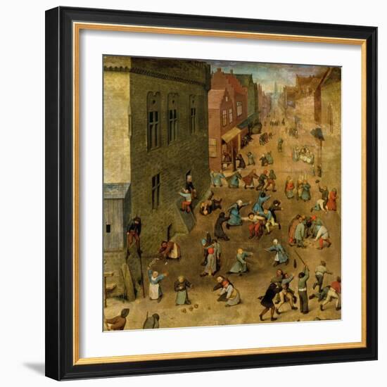 Children's Games-Pieter Bruegel the Elder-Framed Giclee Print