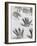 Children's Handprints in a Spring Snow-John Nordell-Framed Photographic Print