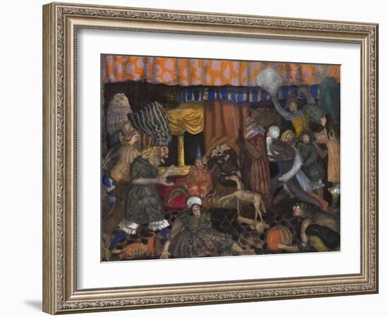 Children's Masquerade, 1912-Boris Dmitryevich Grigoriev-Framed Giclee Print