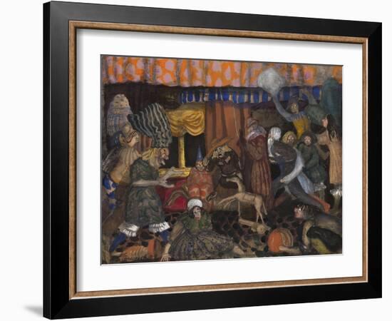 Children's Masquerade, 1912-Boris Dmitryevich Grigoriev-Framed Giclee Print