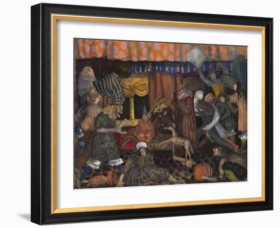 Children's Masquerade, 1912-Boris Dmitryevich Grigoriev-Framed Giclee Print