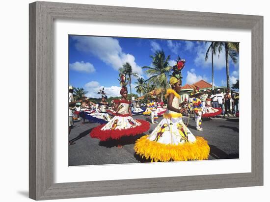 Children's Parade, Mardi Gras, Curacao, Caribbean-null-Framed Photographic Print