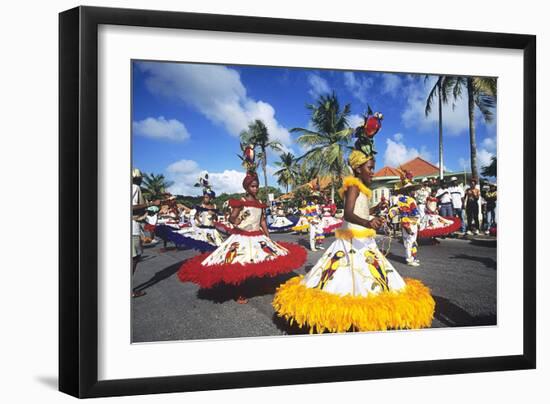 Children's Parade, Mardi Gras, Curacao, Caribbean-null-Framed Photographic Print