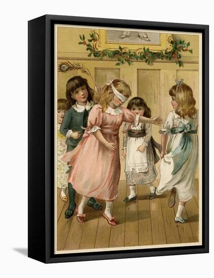 Children's Party 1885-William St Clair Simmons-Framed Stretched Canvas