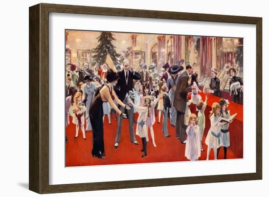 Children's Party at the Savoy-English School-Framed Giclee Print