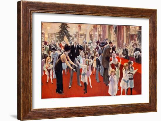 Children's Party at the Savoy-English School-Framed Giclee Print