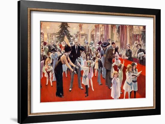 Children's Party at the Savoy-English School-Framed Giclee Print