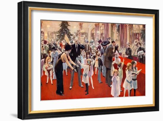 Children's Party at the Savoy-English School-Framed Giclee Print