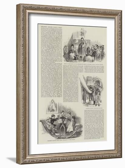 Children's Shelter, Harpur Street-William Douglas Almond-Framed Giclee Print