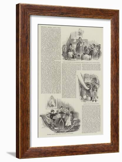 Children's Shelter, Harpur Street-William Douglas Almond-Framed Giclee Print