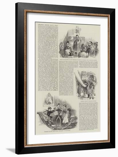 Children's Shelter, Harpur Street-William Douglas Almond-Framed Giclee Print