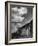 Children Searching the Sky Looking for Rain Clouds Outside Farmhouse During Drought in the Midwest-Margaret Bourke-White-Framed Photographic Print