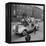 Children Sit on the Ice Cream Truck in Brooklyn-Ralph Morse-Framed Premier Image Canvas