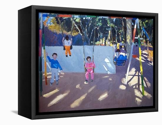 Children Swinging, 1996-Andrew Macara-Framed Premier Image Canvas