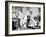 Children Watch Funeral Procession of Assassinated Indian Leader Mohandas K. Gandhi-Margaret Bourke-White-Framed Photographic Print