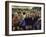 Children Watch Guignol Puppet Show in Open Air Theater at Parc de Montsouris-Alfred Eisenstaedt-Framed Photographic Print