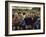 Children Watch Guignol Puppet Show in Open Air Theater at Parc de Montsouris-Alfred Eisenstaedt-Framed Photographic Print