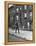 Children Watching a Policeman Walk His Beat in Front of Apartment Buildings-Ed Clark-Framed Premier Image Canvas