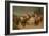 Children with a Dog Cart-Theodore Gerard-Framed Giclee Print