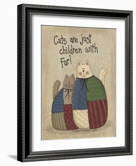 Children with Fur-Debbie McMaster-Framed Giclee Print