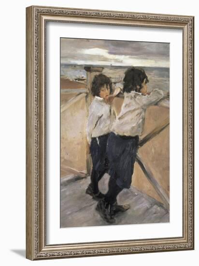 Children-Valentin Aleksandrovich Serov-Framed Giclee Print