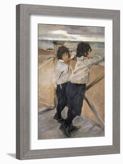 Children-Valentin Aleksandrovich Serov-Framed Giclee Print