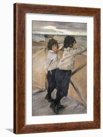 Children-Valentin Aleksandrovich Serov-Framed Giclee Print