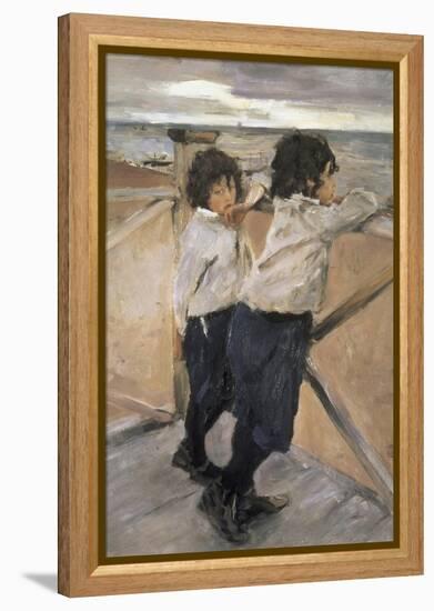 Children-Valentin Aleksandrovich Serov-Framed Premier Image Canvas