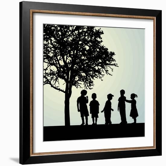 Children-Gepard-Framed Premium Giclee Print