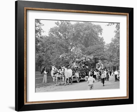 Childrens Day Parade at Belle Isle Park, Detroit, Mich.-null-Framed Photo