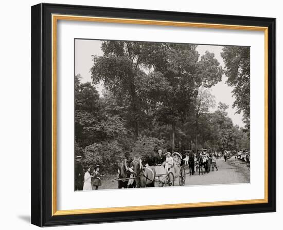 Childrens Day Parade at Belle Isle Park, Detroit, Mich.-null-Framed Photo