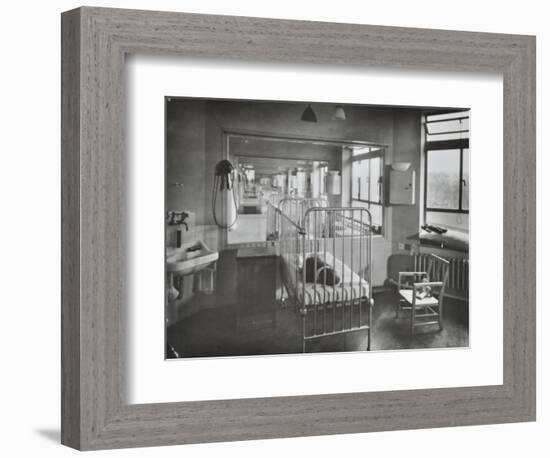 Childrens Isolation Wards, Brook General Hospital, London, 1948-null-Framed Photographic Print