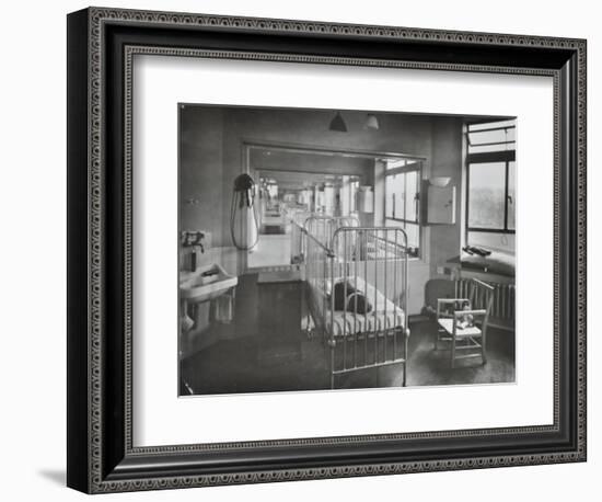 Childrens Isolation Wards, Brook General Hospital, London, 1948-null-Framed Photographic Print