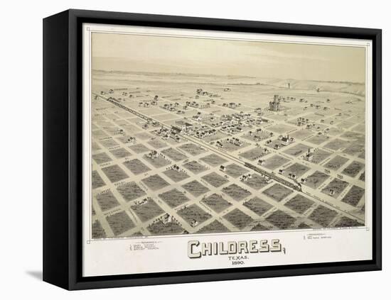 Childress, TX - 1890-Dan Sproul-Framed Stretched Canvas